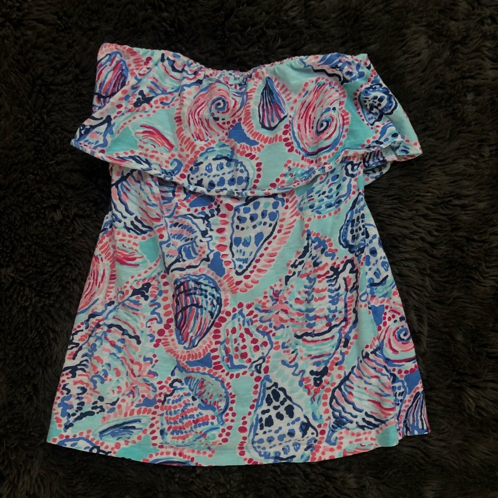 Lilly Pulitzer Strapless Top